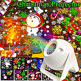 Новорічний проєктор для дому з кронштейном із живленням від USB Проєктор XKL-Q8, фото 3