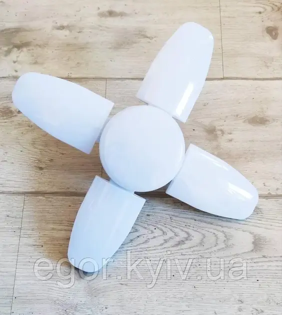 Лампочка складана світлодіодна 4 лопаті E27 KK-202 Mini fan blade bulb, фото 1