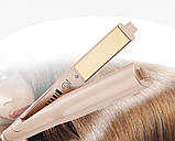 Професійна праска плоска спіральна для завивання та випрямлення волосся 2 в 1 Hair Curling Iron WA-1, фото 5