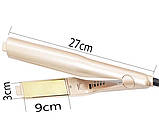 Професійна праска плоска спіральна для завивання та випрямлення волосся 2 в 1 Hair Curling Iron WA-1, фото 8