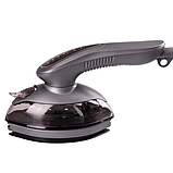 Відпарювач портативний для одягу 3000 Вт дорожній мініпраска для сухого та вологого прасування Rainberg RB-2257, фото 3