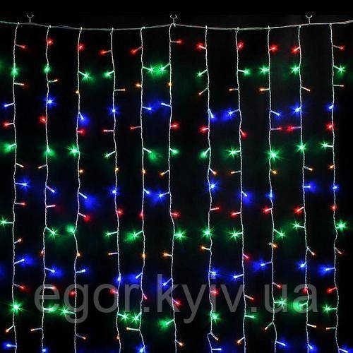Гірлянда водоспад RD-7149 320-400 LED 3х3 м Мультиколірна, фото 1