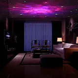 Зірковий проєктор Астронавт MINI Farray Білий Обертання на 360, фото 2