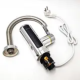 Бойлер Кран з екраном хром.пластик нижнє під'єднання 3.0 кВт RX 011, фото 3