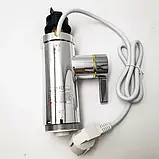 Бойлер Кран з екраном хром.пластик нижнє під'єднання 3.0 кВт RX 011, фото 6