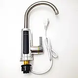 Бойлер Кран з екраном хром.пластик нижнє під'єднання 3.0 кВт RX 011, фото 7