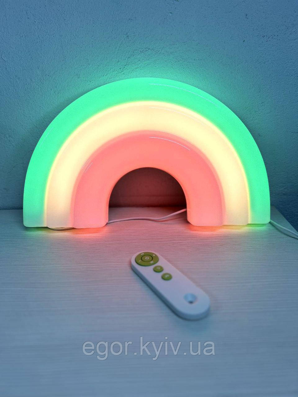 Неоновий світильник на стіну нічник декоративний NEON неонова лампа на стіну Веселка, фото 1