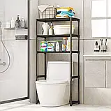 Підлоговий стелаж над пральною машиною 72*25*155 см, фото 3