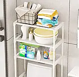 Підлоговий стелаж над пральною машиною 72*25*155 см, фото 4