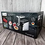 Професійна електрична м'ясорубка Rainberg RB-673A 3800 W електром'ясорубка із соковичавницею, фото 10