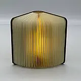 Настільна лампа світильник у формі книги Foldable Book Lamp Нічник для дитячої кімнати 7259, фото 7