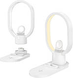 Бездротова зарядна станція — LED нічник 4in1 15 Вт, фото 3