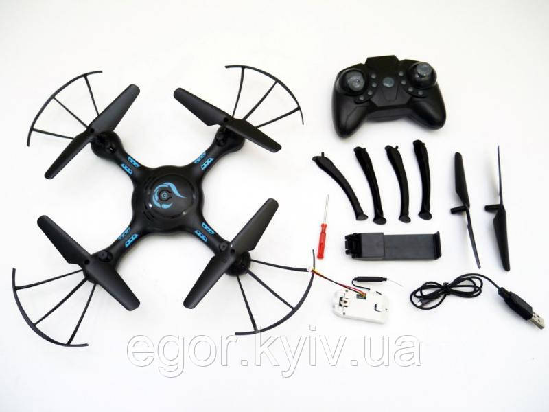 Квадрокоптер QY66-X05 з Wi-Fi камерою (Чорний, Білий), фото 1