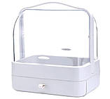 Органайзер для косметики 2 секции (розовий) YM206 Single Drawer | Косметический органайзер, фото 2