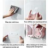 Органайзер-полиця для косметики "Метелик" (Рожевий) (W-32), фото 2