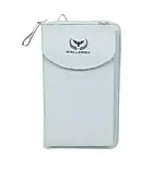 Гаманець ZL8591 ГОЛУБИЙ Wallerry ⁇ Жіночий клатч з екошкіри, фото 4