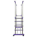 Телескопічна полиця Colgador doble ajustable/вішак для одягу, фото 2