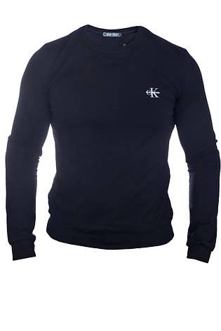 Лонгслів чоловічий Calvin Klein темно-синій, фото 1