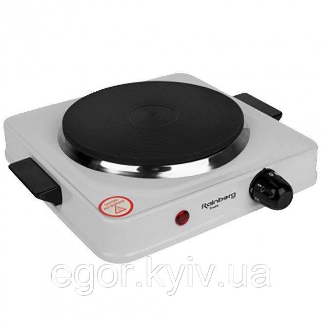 Плита електрична Rainberg RB-777 Електроплита дискова настільна на 1 конфорку 1200W, фото 1