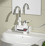 Кран-водонагрівач із душем нижнє під'єднання Instant electric heating water Faucet FT-001, фото 3