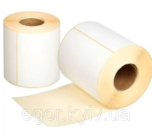 Термоетикетка ЗЕБРА 101мм х 101.5мм/500 штук у рулоні для Пошти Zebra, фото 1