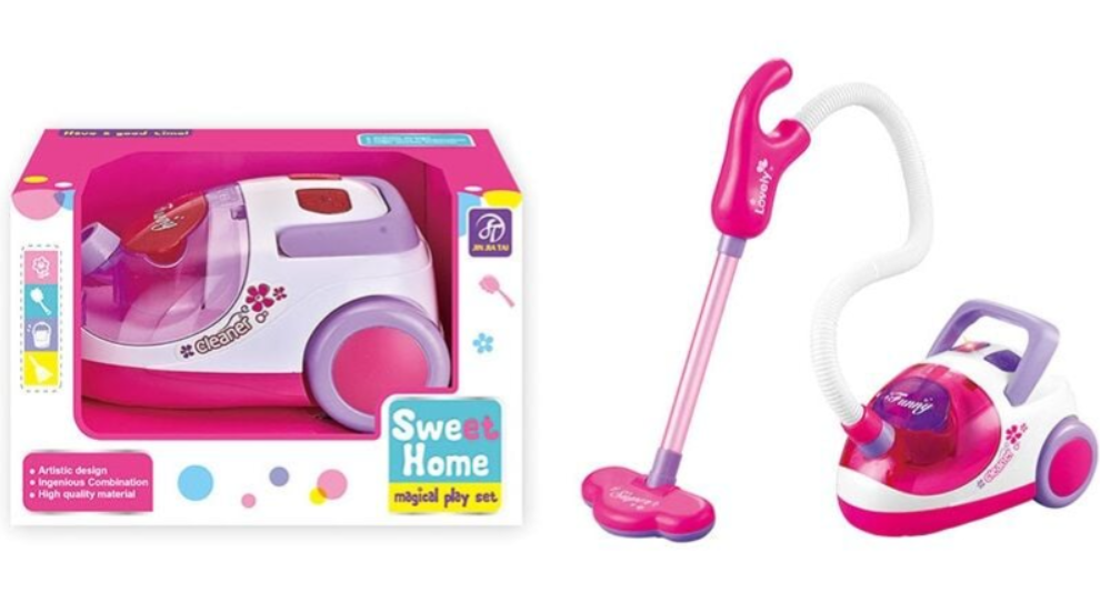 Дитячий пилосос на батарейках, імітація справжнього інструменту, підсвічування, фото 1