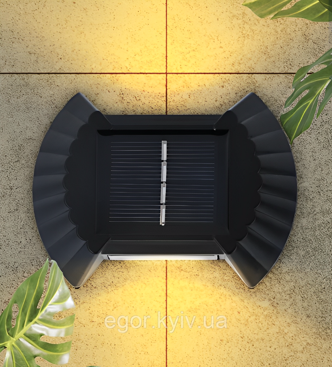 Настінний прожектор із сонячною панеллю JB-012, фото 1