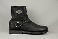 Harley Davidson Scout мотоботы мото ботинки мужские байкерские мотоциклетные мото обувь черные кожаные Оригинал 43-44 р/29 см