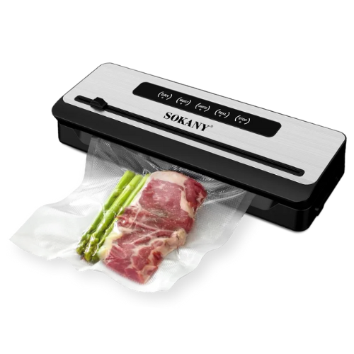 Вакууматор вакуумний пакувальник для їжі 200 Вт Sokany SK-133076 Fm, фото 1
