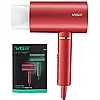 Професійний фен VGR V-431,1800 Вт, з іонізацією, Червоний / Фен для волосся / Фен для сушіння та укладання волосся, фото 6