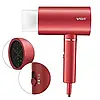 Професійний фен VGR V-431,1800 Вт, з іонізацією, Червоний / Фен для волосся / Фен для сушіння та укладання волосся, фото 5
