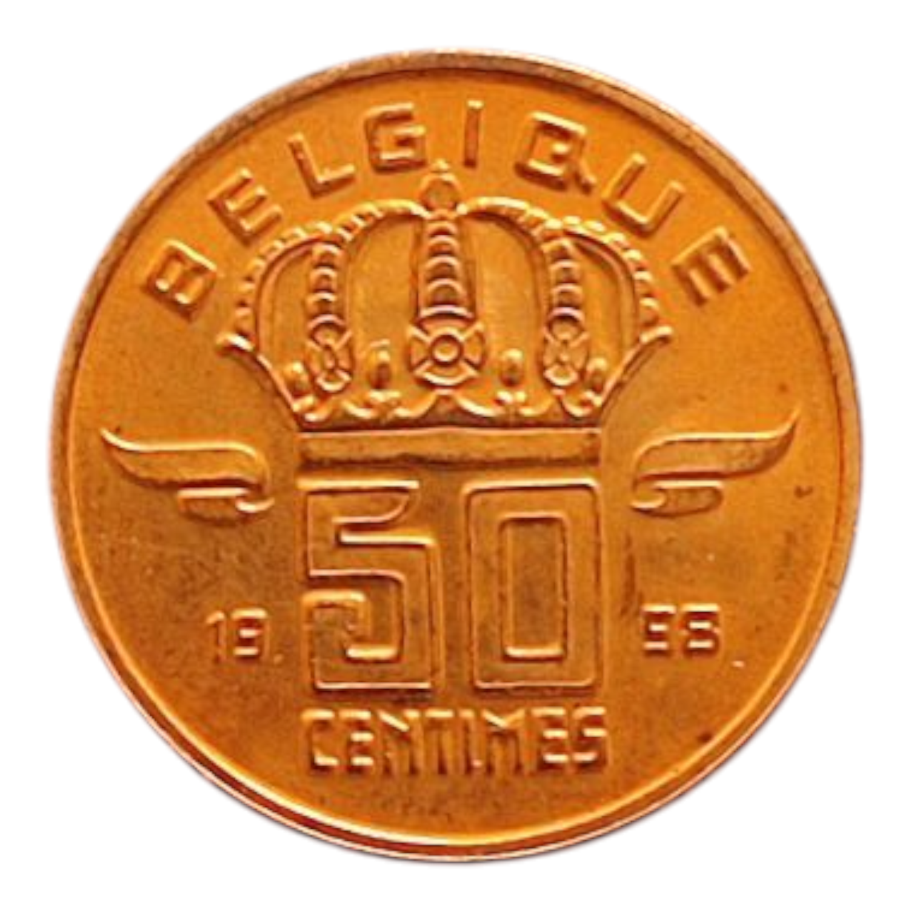 Бельгія 50 сантимів, 1998 Легенда французькою - 'BELGIQUE', фото 1
