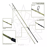 Вудлище Golden Catch G.Carp Fury Slim (3.60 м 3.5 lb) коропове 50 мм перше кільце, фото 3