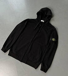 Stone Island Zip hoodie чорний