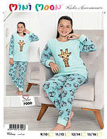 Піжама для дівчинки підліток утеплена 9-16 років TM MINIMOON (Туреччина)