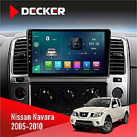 Штатна магнітола Nissan Navara (D40) 2005-2010 Decker D9-003 6x128, DSP, 4G, 2k
