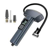 Портативний компрессор бездротовий акумуляторний накачувач шин велосипедів м'ячів LED підсвітка компактний легкий універсальний, фото 2