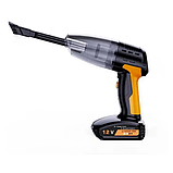 Портативний Компрессор Пилосос Автомобільний Пристрій для Накачування та Прибирання 150 PSI Компактний Універсальний, фото 3