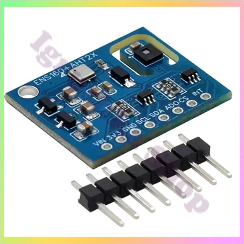 Датчик якості повітря температури ENS160 AHT21 для Arduino ESP32 Raspberry Pi I2C модуль моніторингу екології, фото 1