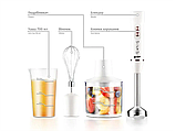 Блендерний набір 4 в 1 1800 Вт заглибний мультифункціональний пристрій, фото 2