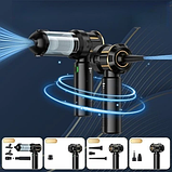 Бездротовий ручний пилосос 100 Вт з потужним всмоктуванням 18000 Па безщітковий двигун аксесуари для дому та автомобіля, фото 2