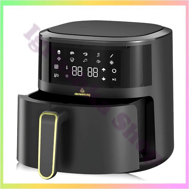 Аерофритниця безмасляна Crownberg CB-5550 5л 2000Вт електричний гриль з сенсорним управлінням, фото 1