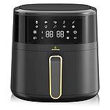 Аерофритниця безмасляна Crownberg CB-5550 5л 2000Вт електричний гриль з сенсорним управлінням, фото 5