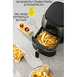 Аерофритниця безмасляна Crownberg CB-5550 5л 2000Вт електричний гриль з сенсорним управлінням, фото 7