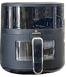 Аерофритюрниця Crownberg CB-5551 без олії 5 л 2000 Вт сенсорне керування цифровий дисплей, фото 3