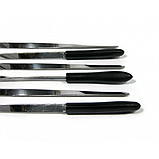 Електрошашличниця Crownberg CB-7416 1000 Вт для шашликів на 6 шампурів компактна швидка приготування м'яса риби овочів, фото 4