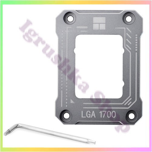 Притискна рамка для процесора LGA1700 BCF надійне кріплення ефективне охолодження CPU алюміній гвинтове кріплення сумісність з, фото 1