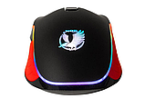 Провідна ігрова ведмедик JEDEL GM806 для ПК та ноутбука чорна з RGB підсвіткою ергономічний корпус 4000 DPI 6 кнопок USB Type-A, фото 3