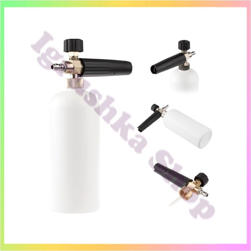 Пінна насадка S3 1 л для мийок Karcher HD 5 13 HDS пінник високого тиску латунний адаптер для миття автомобілів фасадів техніки, фото 1