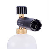 Пінна насадка S3 1 л для мийок Karcher HD 5 13 HDS пінник високого тиску латунний адаптер для миття автомобілів фасадів техніки, фото 3